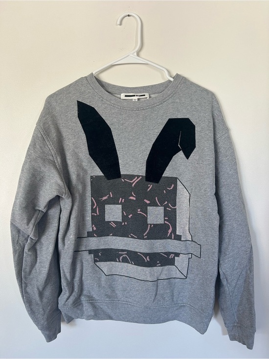 Alexander McQueen Sweaters - Alexander McQueen Sweatshirt Sweat M Cotton Gray Rabbit XS